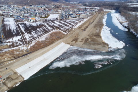 利別川改修工事（中流地区）