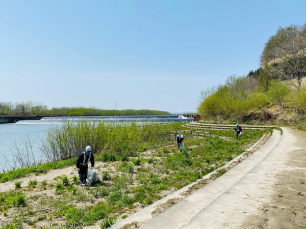 千代田えん堤公園 清掃状況