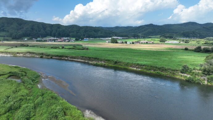 着工前（十勝川 池田町工区）