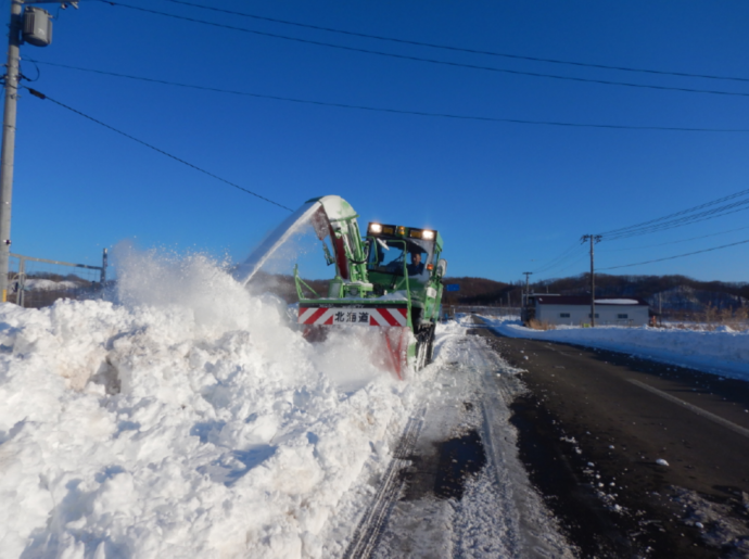 歩道除雪